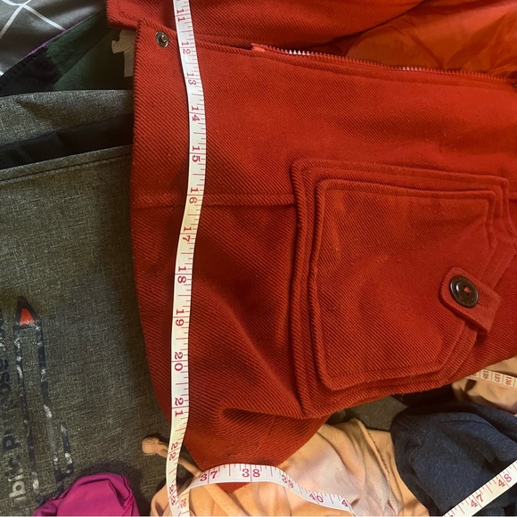 Coffee Shop (ModCloth) Fur-Trimmed Coat - Picture 5 of 6